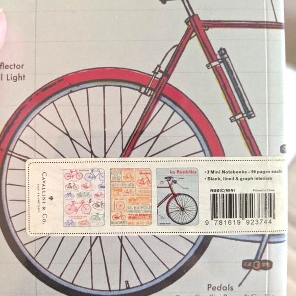 New - Set of 3 Mini Notebooks by Cavallini - Picture 5 of 6